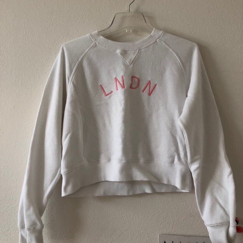 BRANDY MELVILLE LONDON CROPPED CREWNECK
